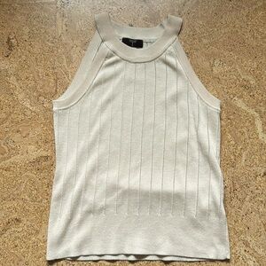 Tahari women’s top - beige - large